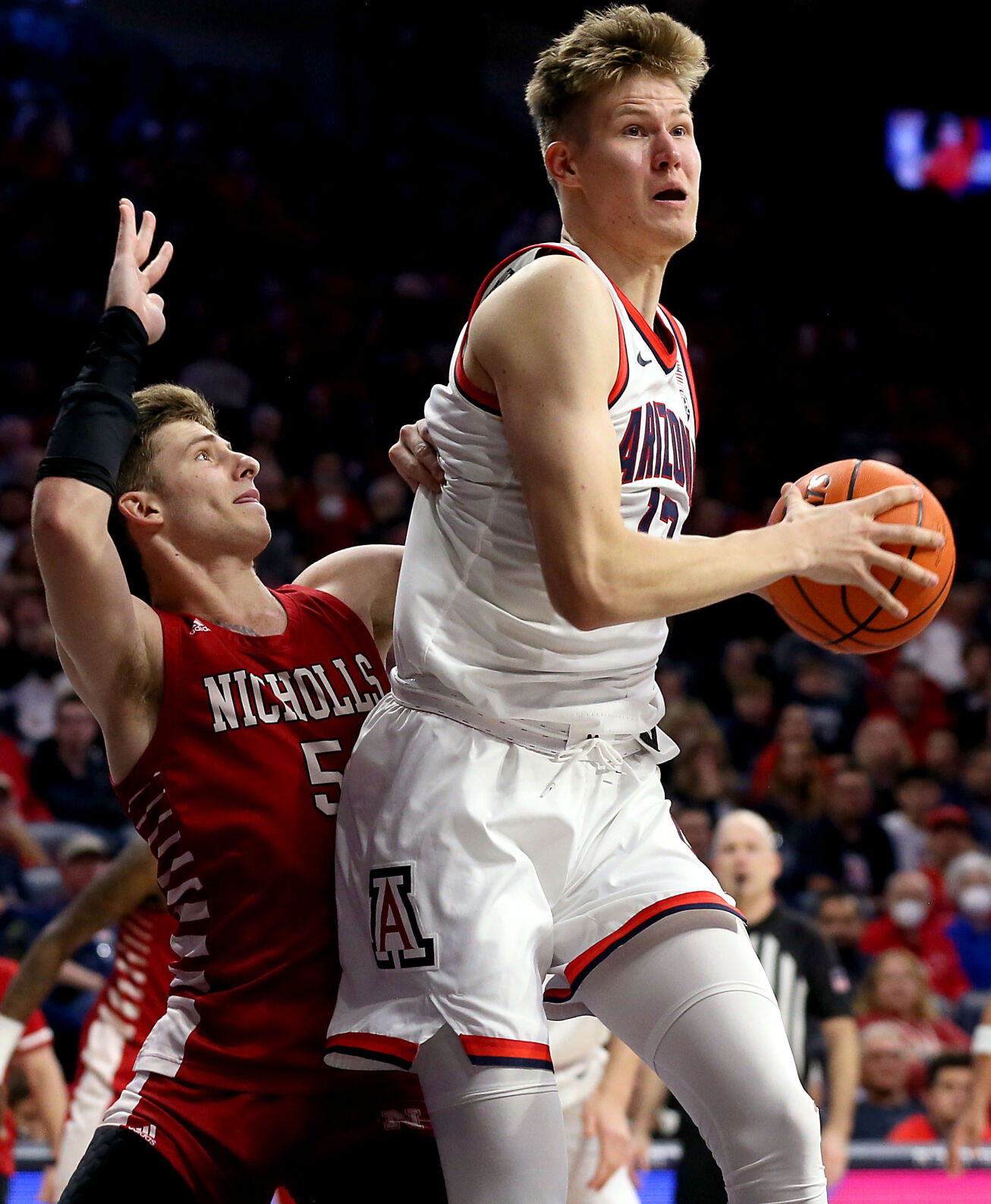Nicholls State at No. 17 in Arizona, men's basketball